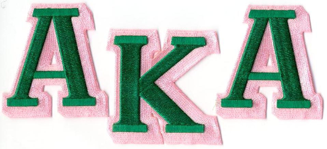 AKA Green Letter Patch